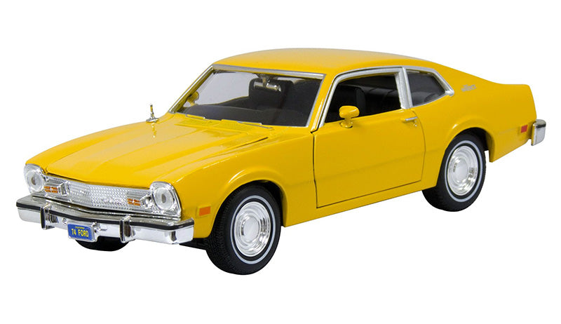 Motormax 73326AC-Y 1/24 1974 Ford Maverick, Yellow