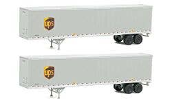 Walthers SceneMaster 949-2459 HO 53' Stoughton Trailer UPS