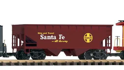 Piko 38108 G Scale Santa Fe Freight R/C Starter Set, 120V