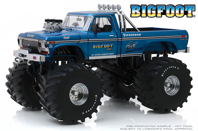 Greenlight 13541 1/18 Bigfoot 1974 Ford F-250, 66 Tires