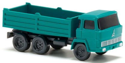 Wiking 094510 1/160 1965-76 Magirus Flatbed Dump Truck, Water Blue