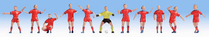 Noch 15987 HO Scale Czech Soccer Team -- pkg(11)