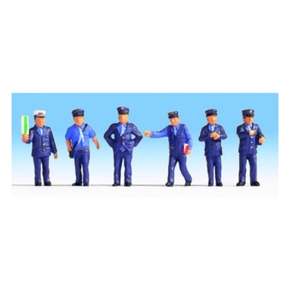 Noch 15269 HO Scale French Railway Officials -- pkg(6)