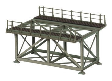 Noch 67023 HO Scale Steel Deck Truss Bridge Approach Kit