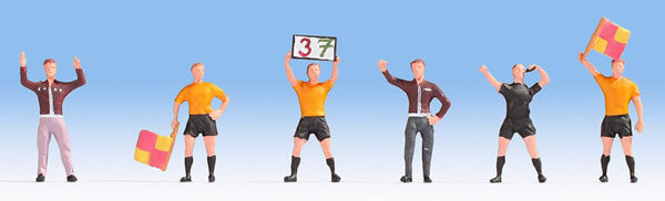 Noch 15989 HO Scale Referees & Trainers -- pkg(6)