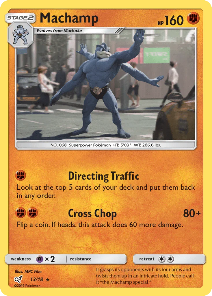 Machamp (13/18) [Sun & Moon: Detective Pikachu]