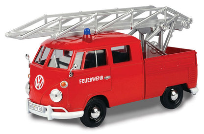 Motormax 79584 1/24 Fire Service Volkswagen Type 2 T1 Aerial Ladder