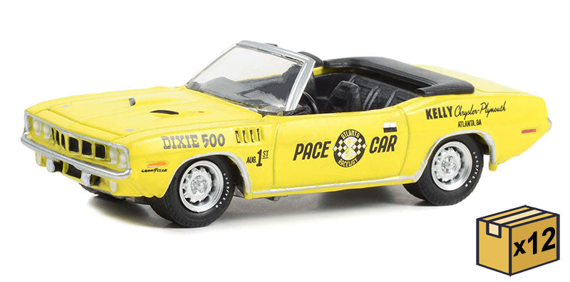 Greenlight 30394-CASE 1/64 1971 Barracuda Dixie 500 Pace Case