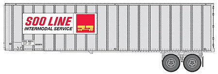 Walthers SceneMaster 2613 HO Flexi-Van 40' Trailer Soo Line