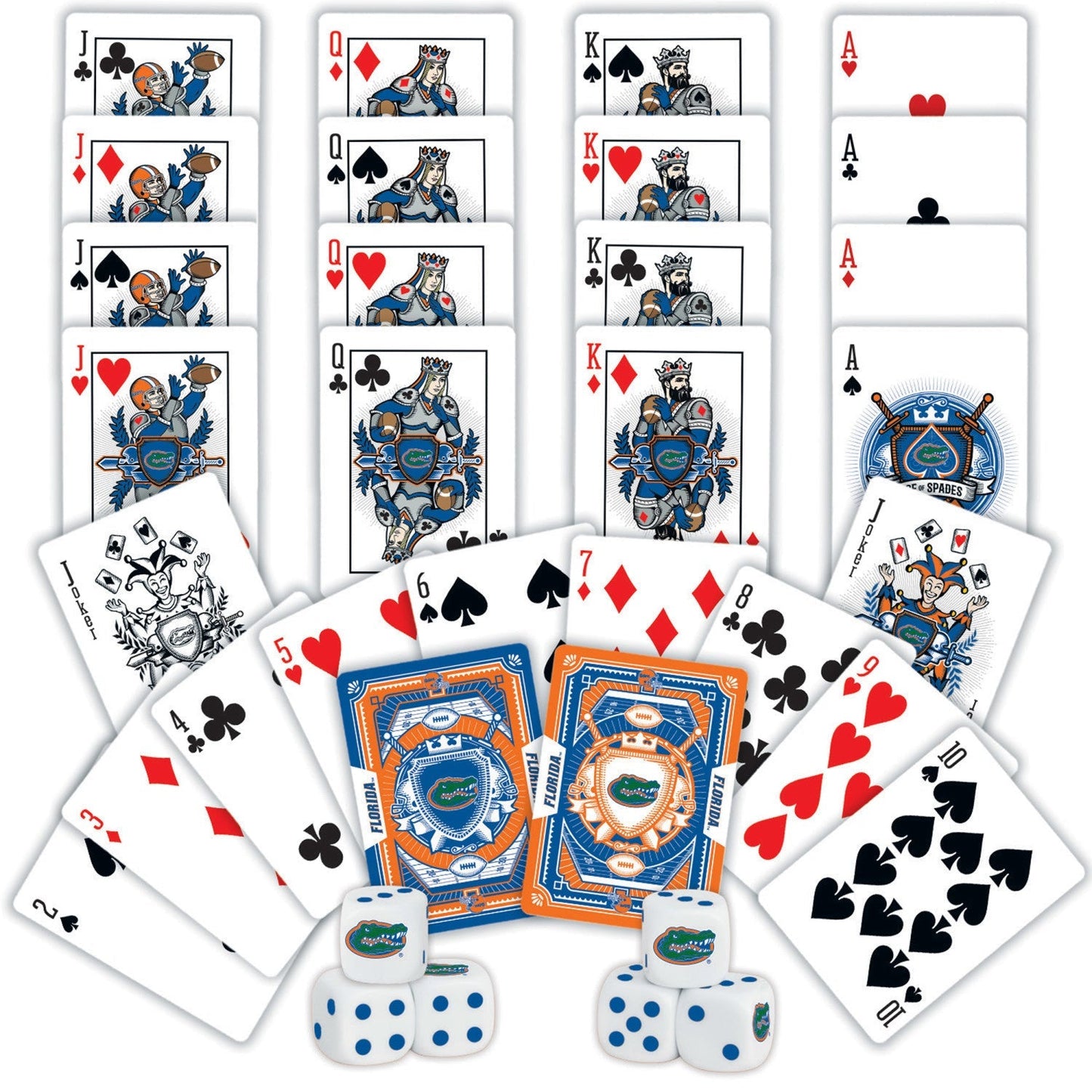 Florida Gators - 2-Pack Playing Cards & Dice Set by MasterPieces Puzzle Company INC