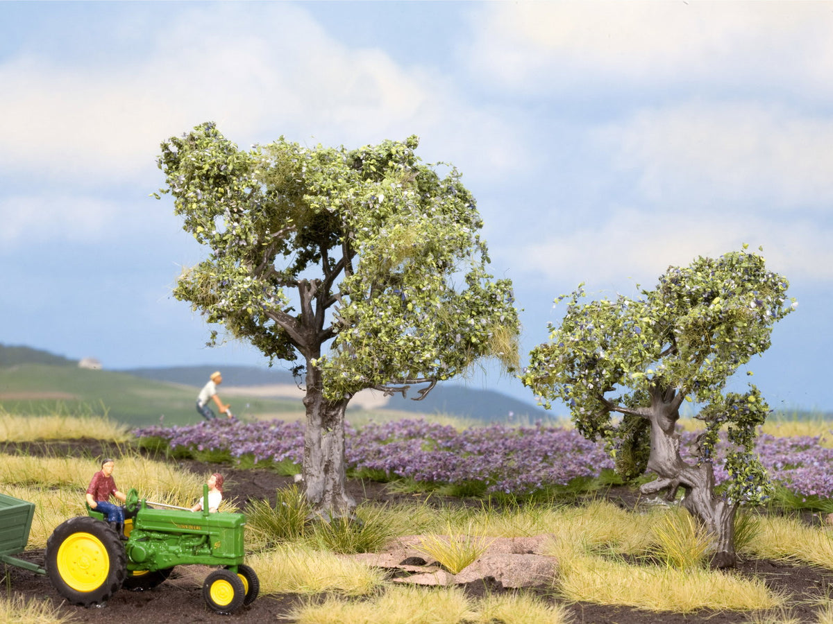 Noch 21995 All Scale Olive Trees, 6 & 9 cm, Set of 2
