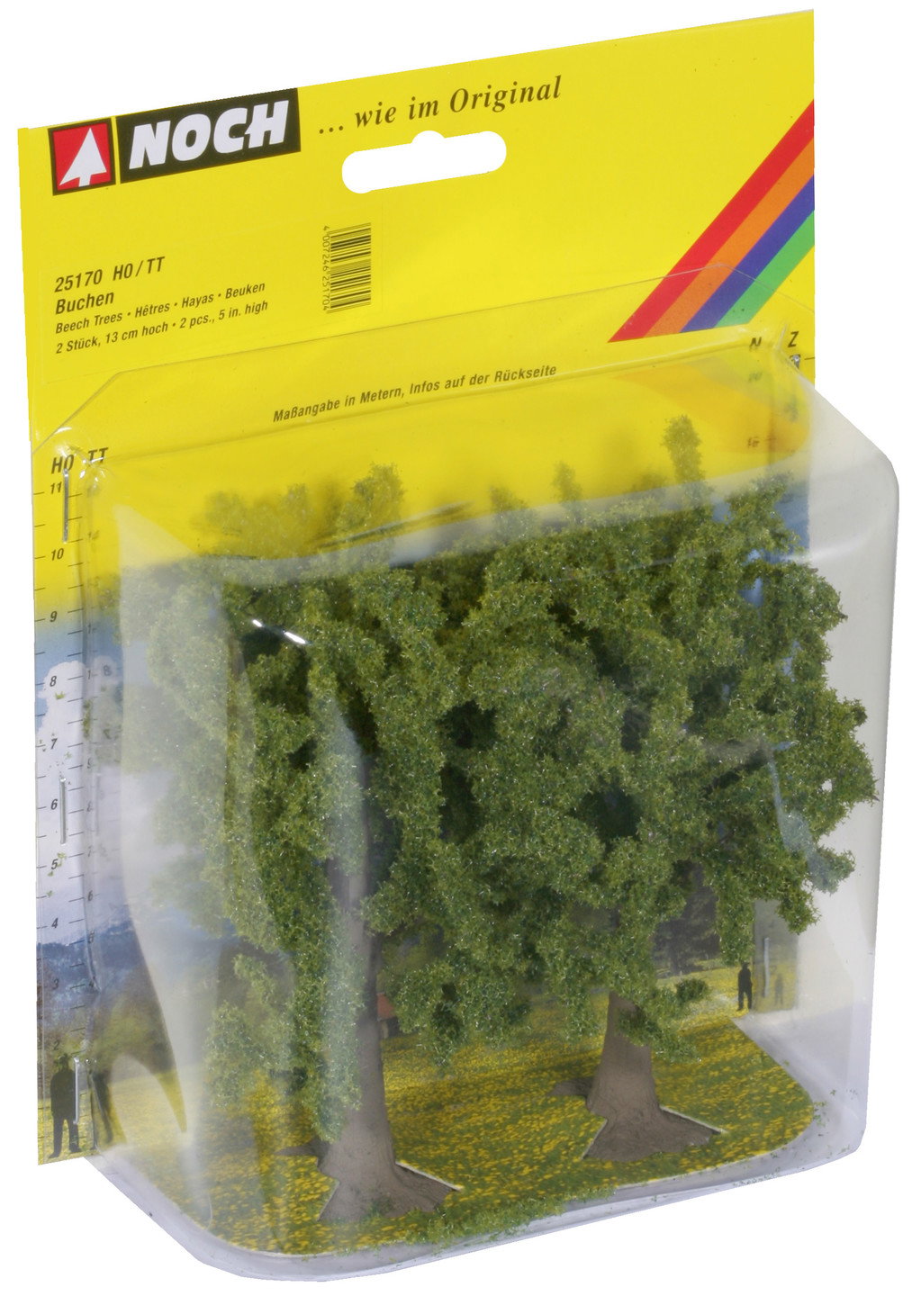 Noch 25170 HO Scale Beech Trees, 13 cm, Pack of 2
