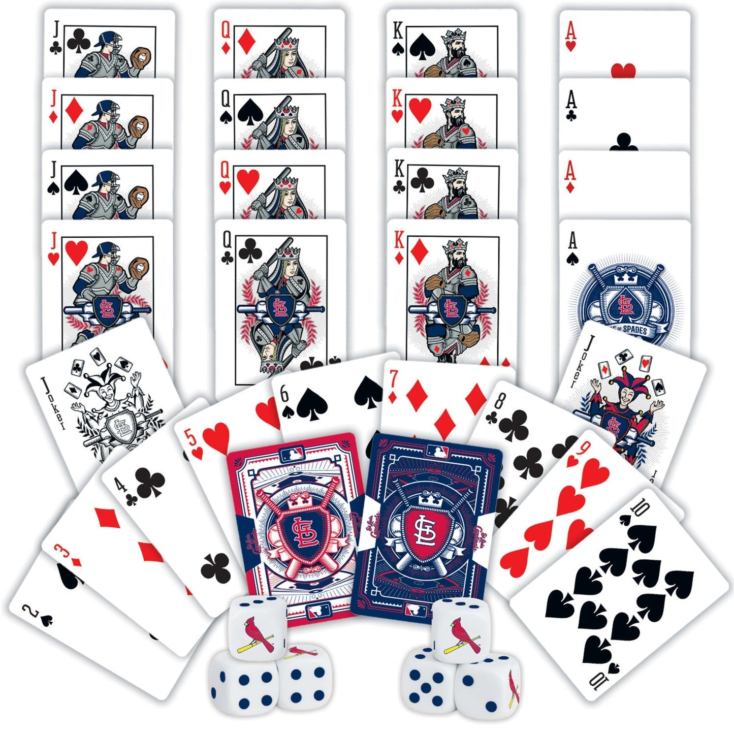 St. Louis Cardinals - 2-Pack Playing Cards & Dice Set by MasterPieces Puzzle Company INC