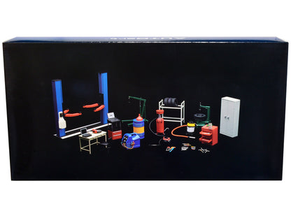 Garage Kit Set (Version 2) for 1/18 scale models by Autoart  free shipping USA