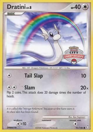 Dratini (91/146) (City Championship Promo) [Diamond & Pearl: Legends Awakened]