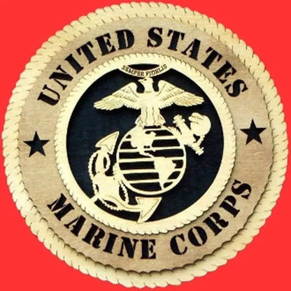 Marine Corp wall tribute, Laser Wall Tributes.