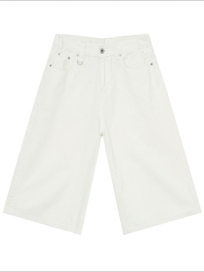 Wide Leg Cropped Jeans