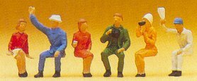 Preiser 14025 HO Scale Spectators Seated