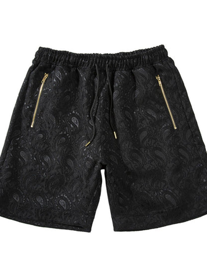 Men's Drawstring Printed Shorts