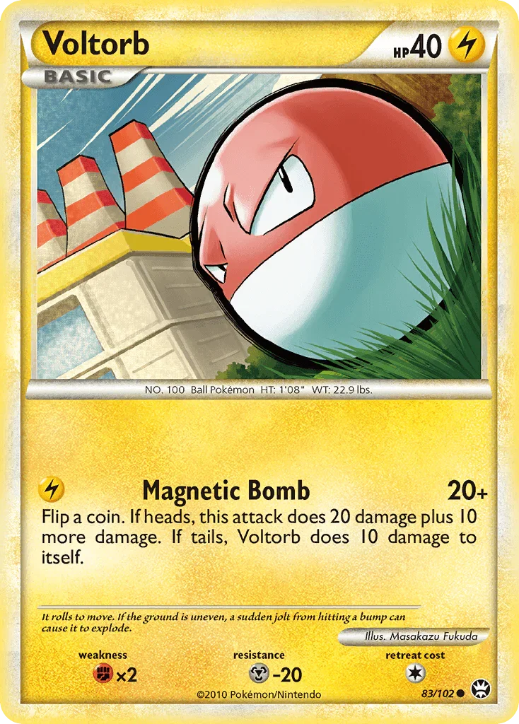 Voltorb (83/102) [HeartGold & SoulSilver: Triumphant]