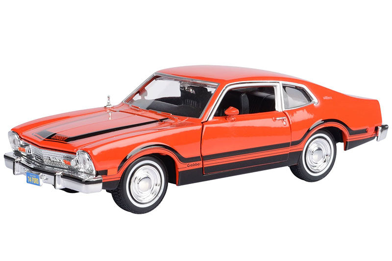 Motormax 79043R 1/24 1974 Ford Maverick, Red, Forgotten Classics