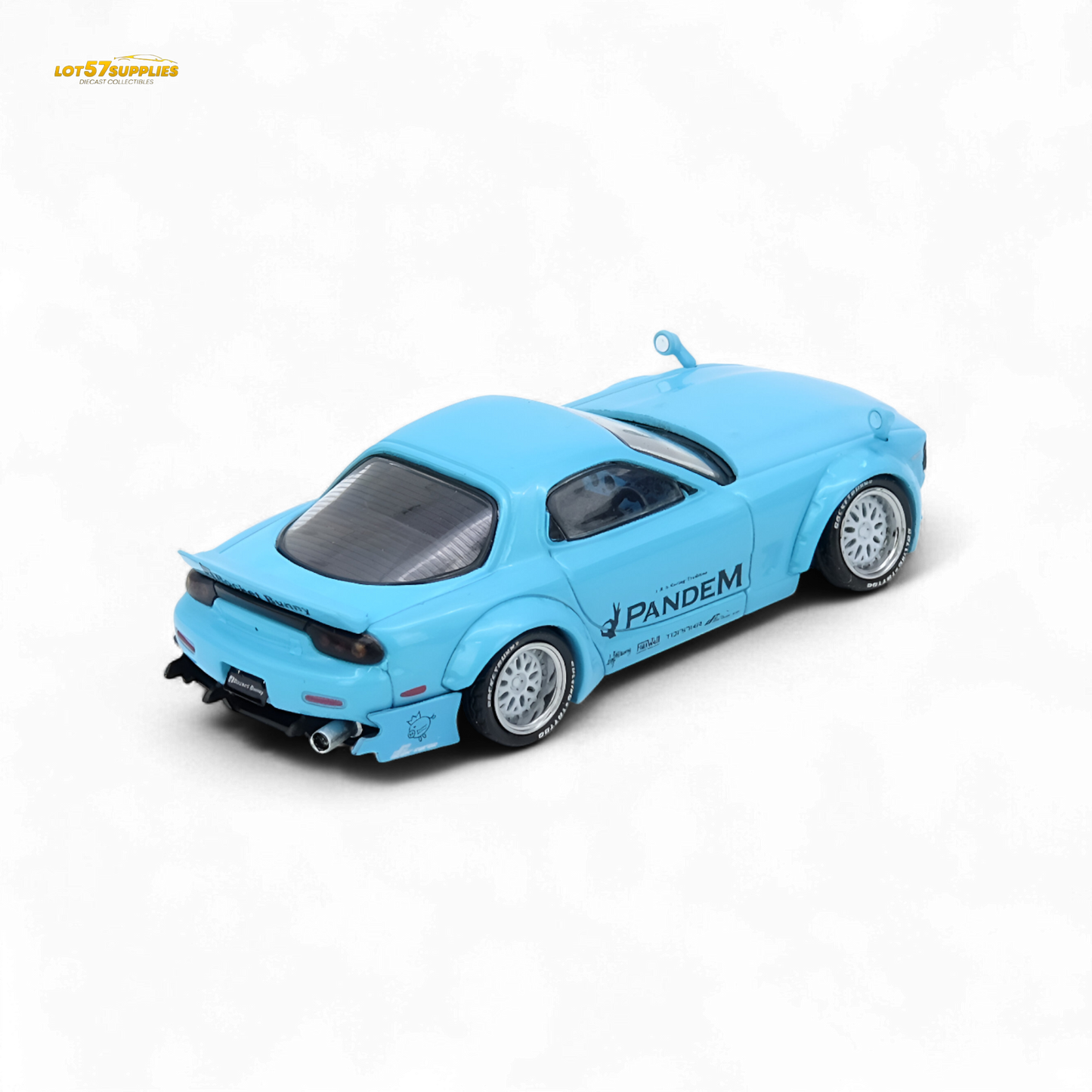 (Pre-Order) Inno64 Pandem Rocket Bunny RX7 FD3S - Tiff Blue 1:64