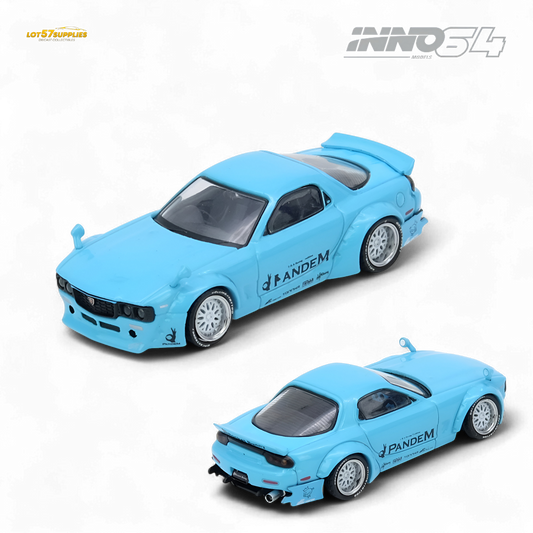 (Pre-Order) Inno64 Pandem Rocket Bunny RX7 FD3S - Tiff Blue 1:64