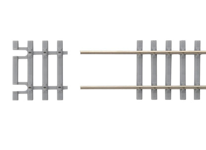 Piko 55151 HO Scale Concrete Tie Flex End Ties 31mm, Box of 12