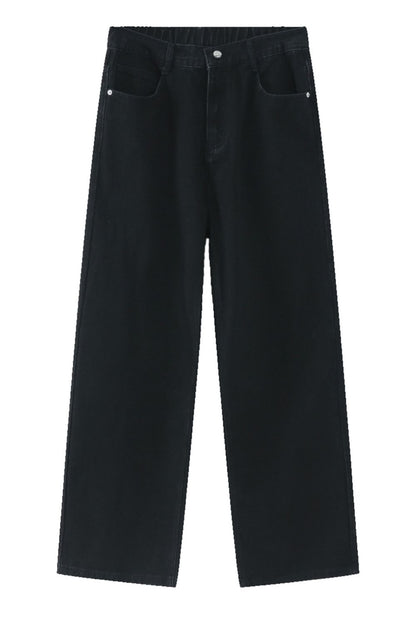 Wide Leg Jeans with Pockets