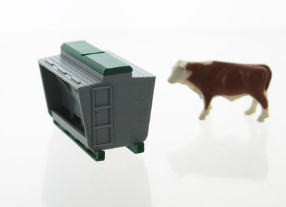 3D To Scale 64-314-GY 1/64 Livestock Feeder, Gray