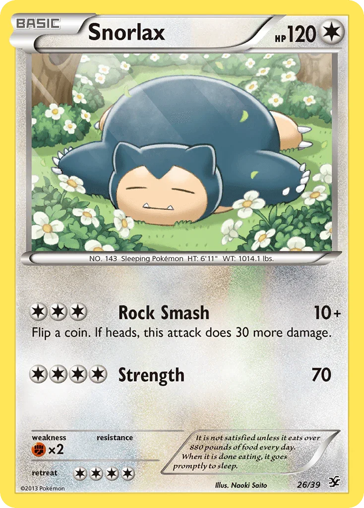 Snorlax (26/39) [XY: Kalos Starter Set]