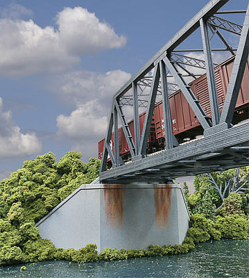 Walthers Cornerstone 4553 HO Double-Track Bridge Concrete