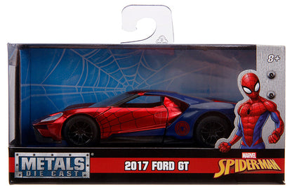 Jada Toys 30291 2017 Ford GT, Spider-Man Hollywood Rides