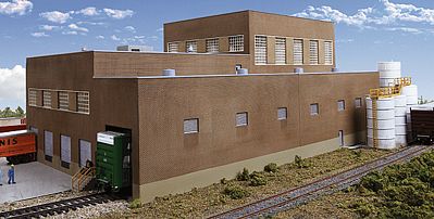 Walthers Cornerstone 933-3902 HO Scale Paper Mill - Superior Paper -- Kit