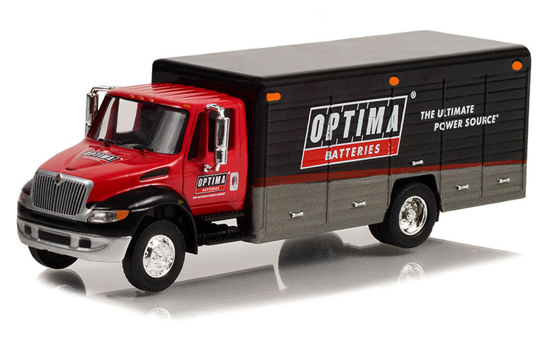 Greenlight 33240-C 1/64 Scale Optima Batteries - International Durastar 4400 Delivery Truck