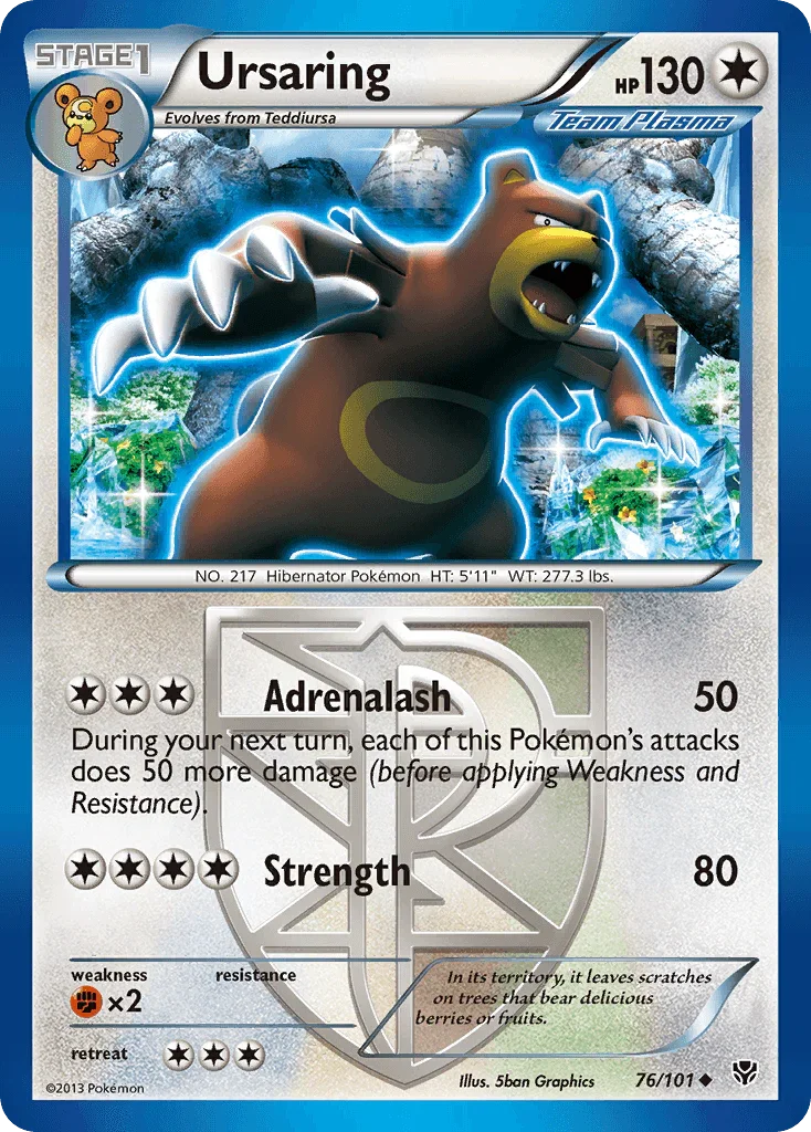 Ursaring (76/101) [Black & White: Plasma Blast]