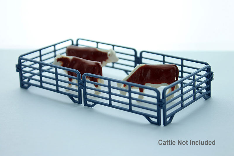 3D To Scale 64-318-GY 1/64 – Corral Panels 12ft Gray Diorama Accessory