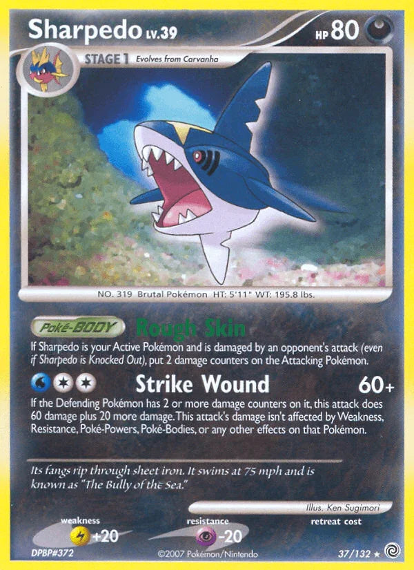 Sharpedo (37/132) [Diamond & Pearl: Secret Wonders]