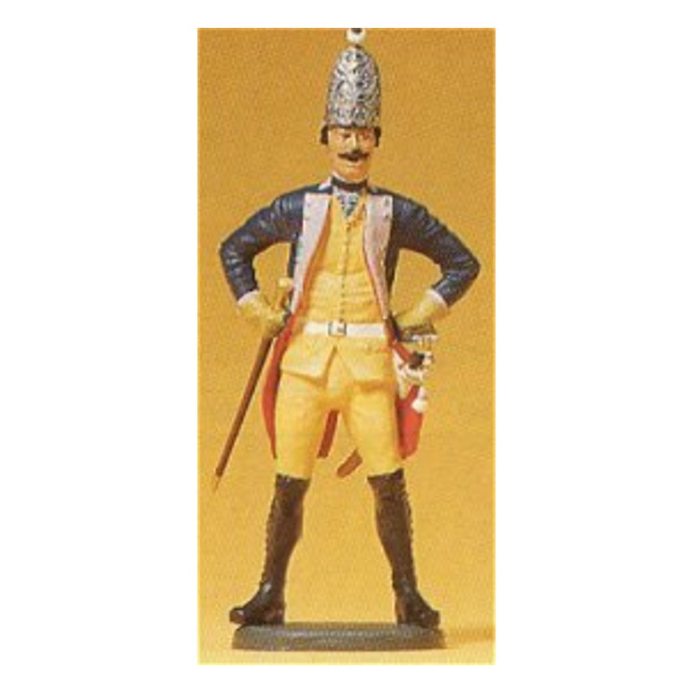 Preiser 54120 1/24 Prussian 1756 7th Grenadier NCO Figure
