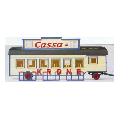 Preiser 21031 HO Circus Krone Ticket Wagon, Assembled