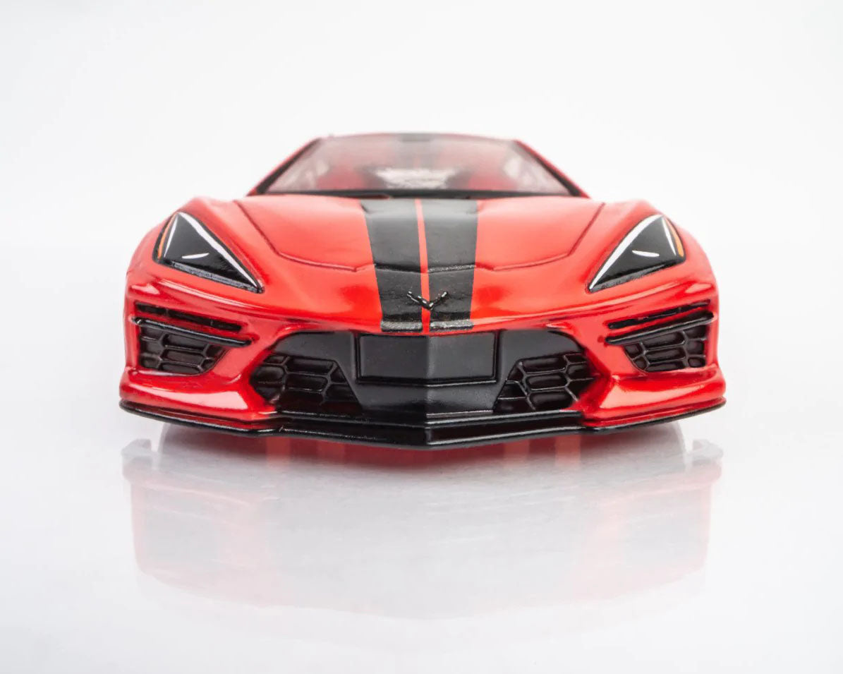 AFX 22011 Corvette C8 Torch Red Mega G+ HO Slot Car AFX22011 MegaG Plus