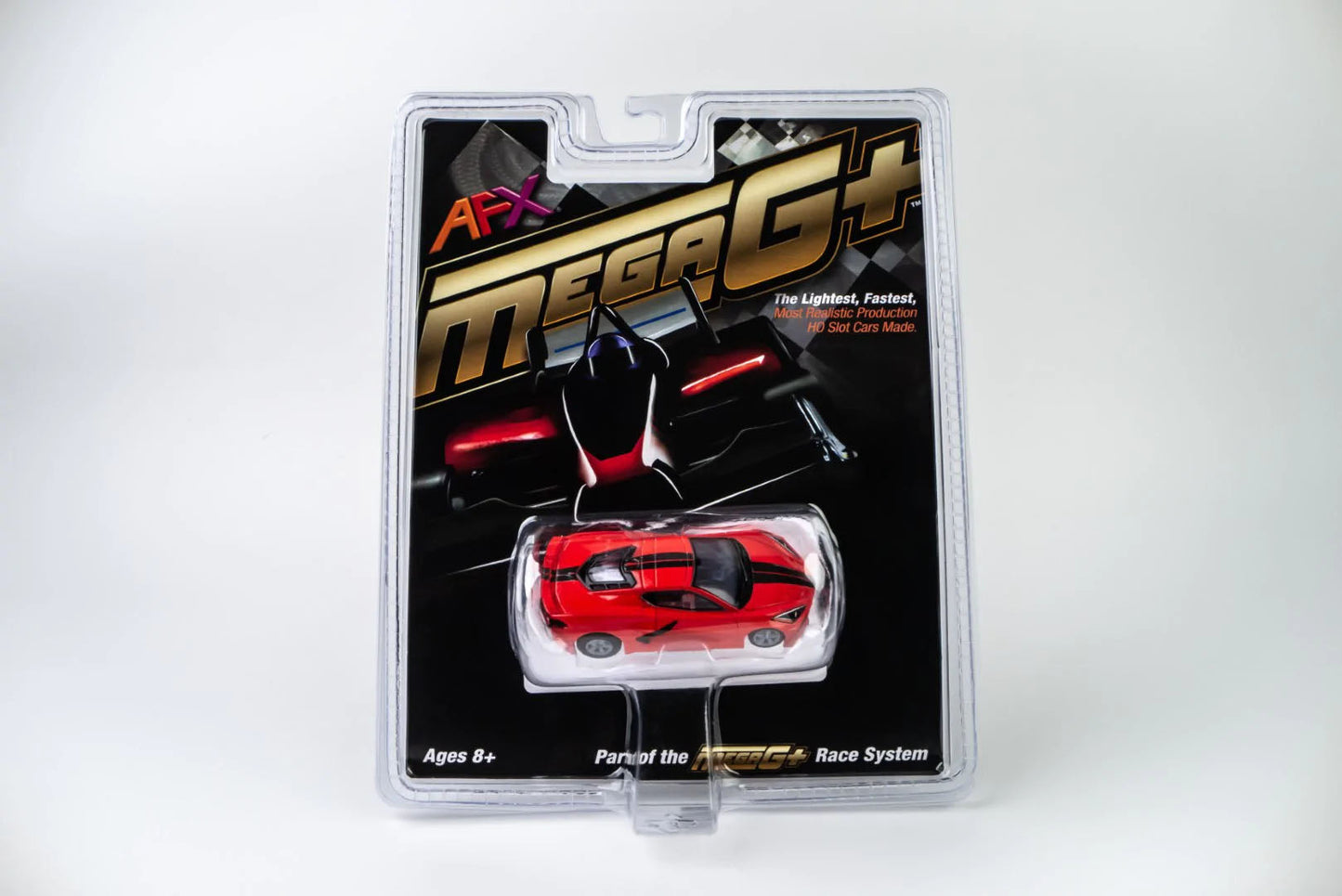 AFX 22011 Corvette C8 Torch Red Mega G+ HO Slot Car AFX22011 MegaG Plus
