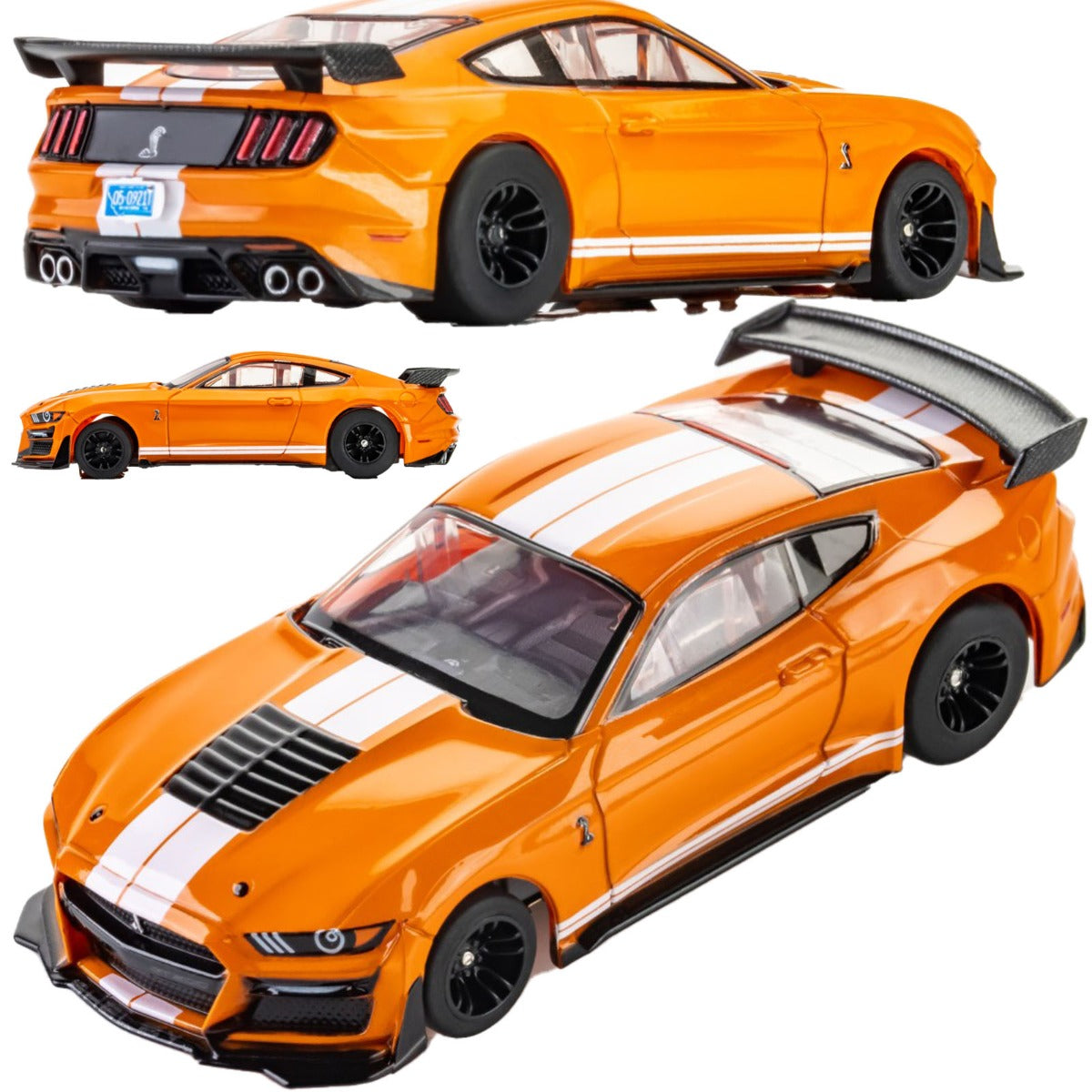 AFX 2021 Ford Mustang GT500 & Chevy Camaro ZL1 HO Slot Car 22069 22079