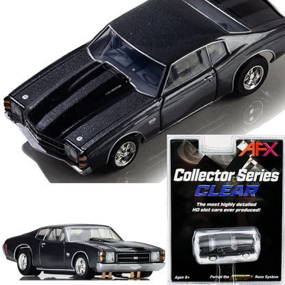AFX 1972 Chevelle SS454 Black 22087 HO Scale Slot Car MegaG  Mega G+