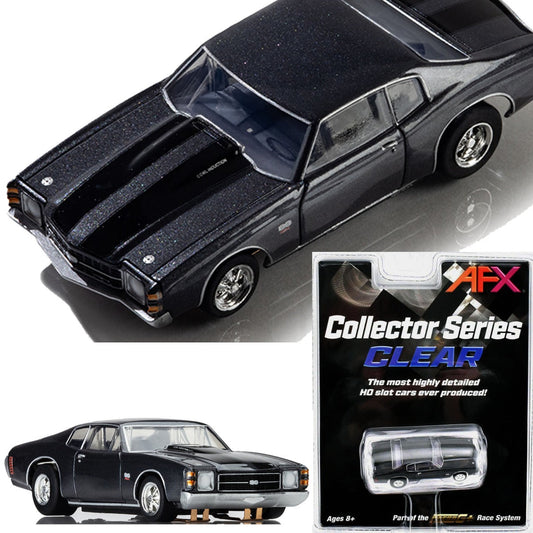 AFX 1972 Chevelle SS454 Black 22087 HO Scale Slot Car MegaG  Mega G+