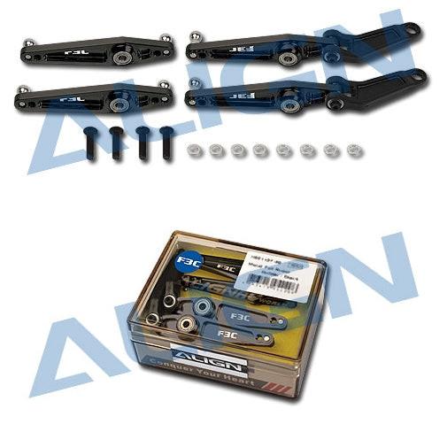 Align H70002QA T-Rex 700 F3C Metal Control Lever Set (Black)
