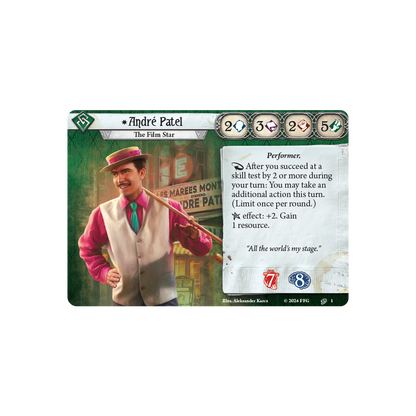 Arkham Horror LCG: Investigator Deck - André Patel