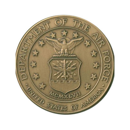 Air Force Service Medallion, Brass Air Force Medallion
