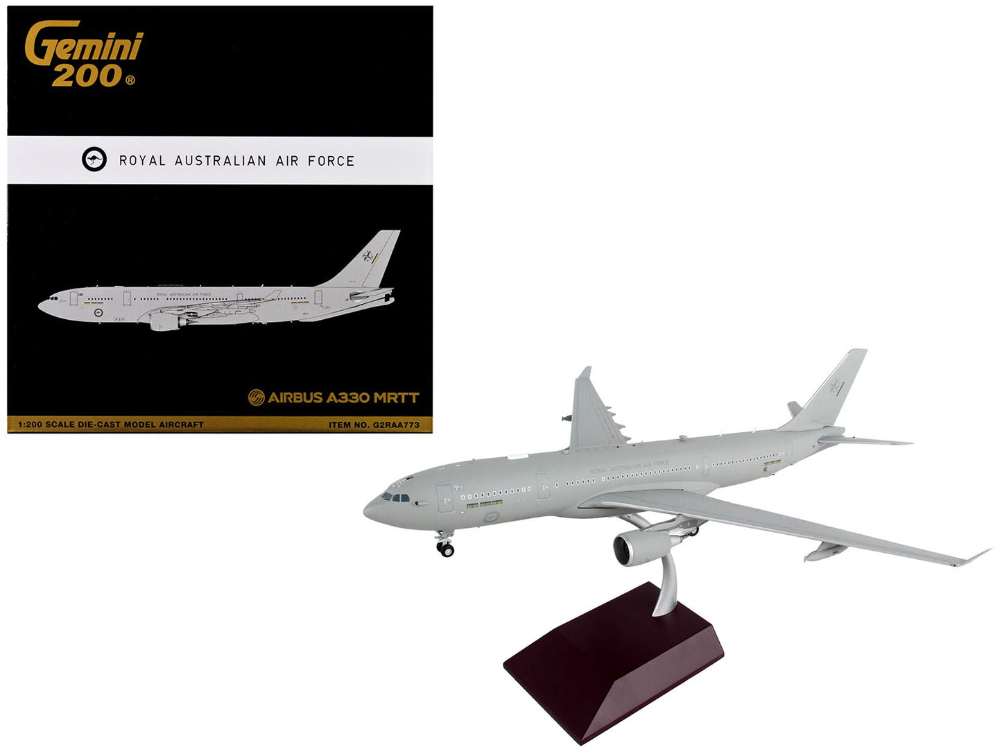 Airbus A330 MRTT Tanker Aircraft "Royal Australian Air Force" Gray "Gemini 200" Series 1/200 Diecast Model Airplane by GeminiJets  free shipping USA