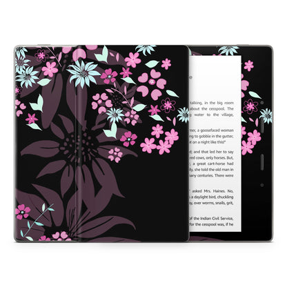 Dark Flowers - Amazon Kindle Skin